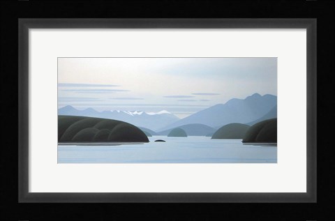 Framed Across The Bay Print