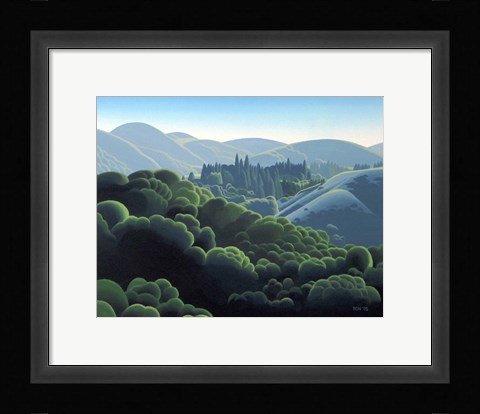 Framed Rolling Hills Print
