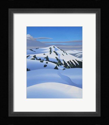 Framed White Mountain Print