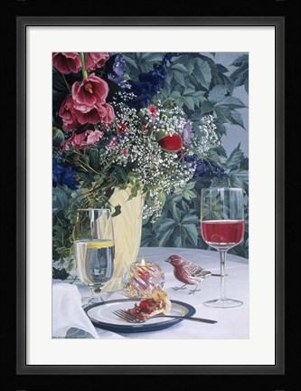 Framed Evening Candlelight Print