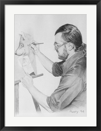 Framed Self Portrait Print