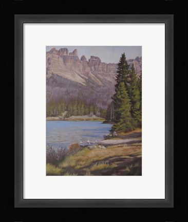 Framed Brooks Lake Print