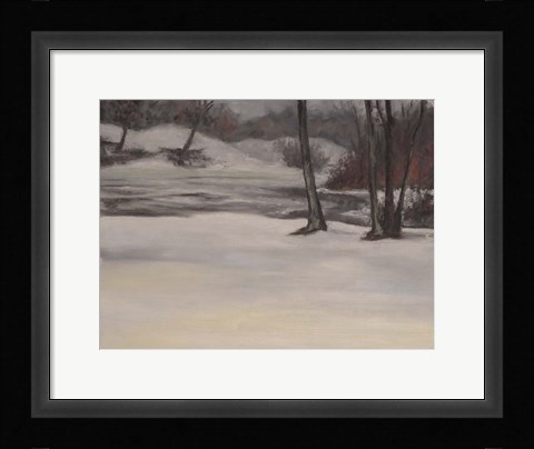 Framed Huron River, Milford Print