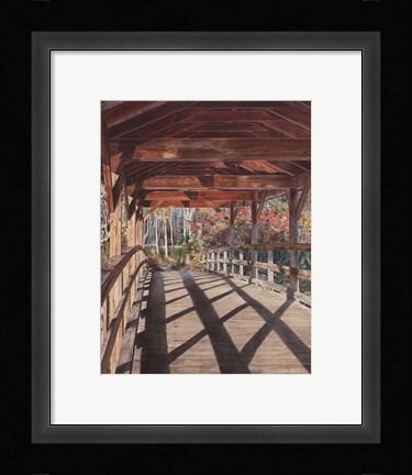 Framed Over the River Print
