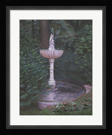 Framed Plein Air in the Garden Print