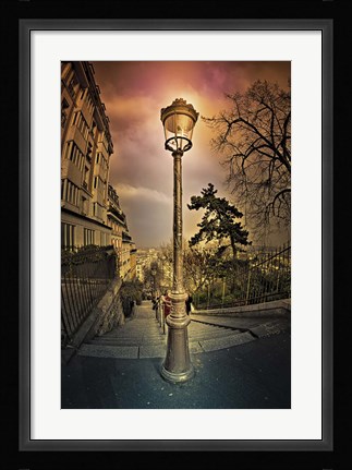 Framed Reverbere Print