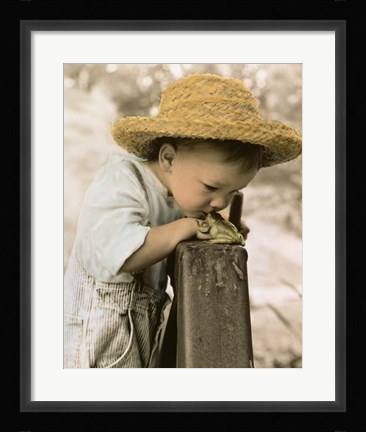 Framed Princess Frog Print