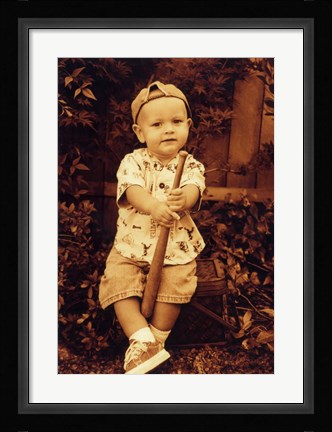 Framed Batter Up Print