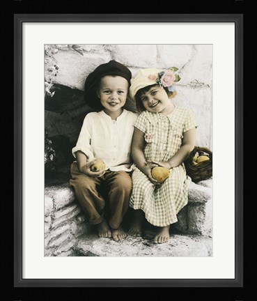 Framed Barefoot In Tuscany Print