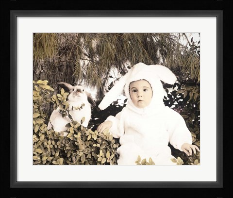 Framed Bunnies Print