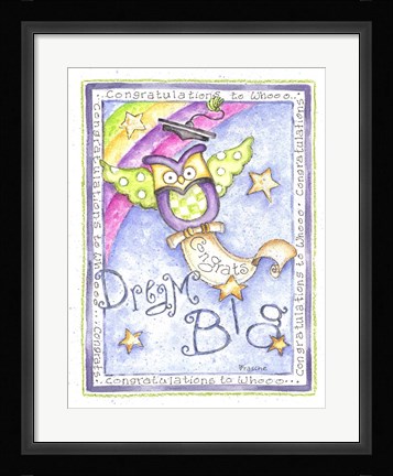 Framed Dream Big Print