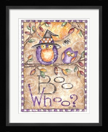 Framed Boo Whoo Print