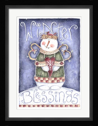 Framed Winter Blessing Print