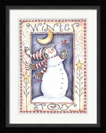 Framed Winter Joy Print