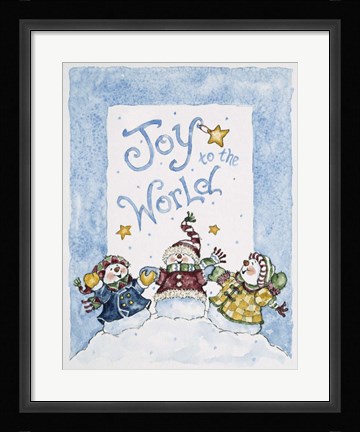 Framed Joy To The World Print
