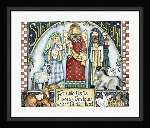 Framed Silent Night Print