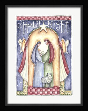 Framed O Holy Night Print