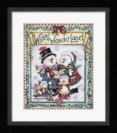 Framed Winter Wonderland Print