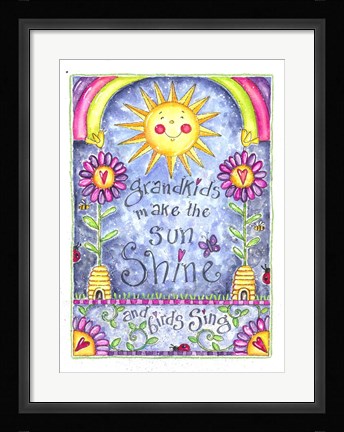 Framed Grandkids Print