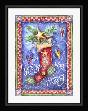 Framed Stockings Were Hung Print