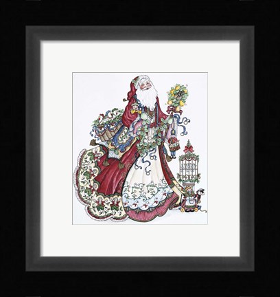 Framed Twelve Days Of Christmas Print