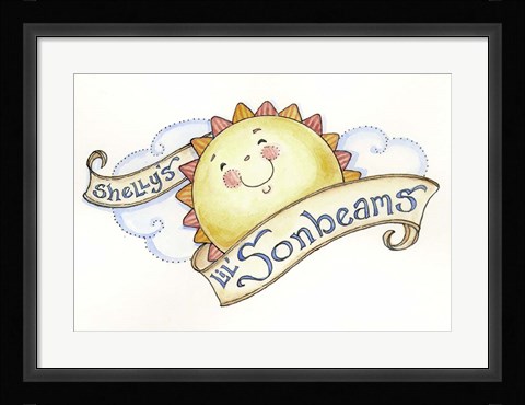 Framed Logo For Sonbeams Print