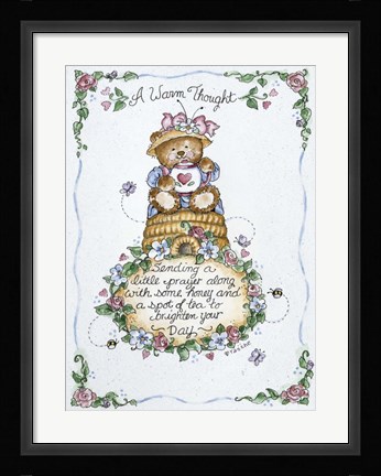 Framed Warm Thought Print