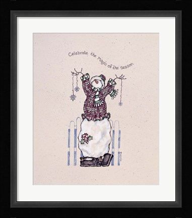 Framed Celebrate Print