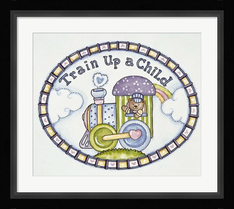 Framed Train Up A Child - Logo Print