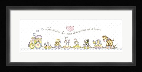 Framed Little Ones To Him Belong Print