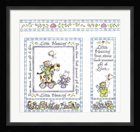 Framed Little Blessing 1 Print