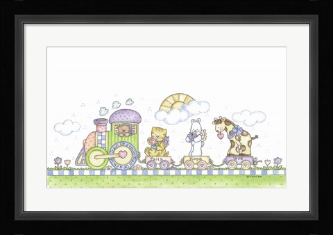 Framed Train Up A Child 2 Print