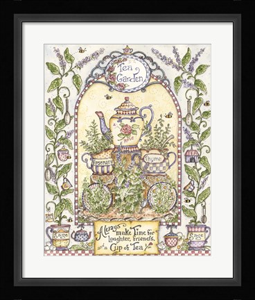 Framed Tea Garden Print