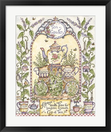 Framed Tea Garden Print