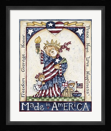 Framed Made In America Print