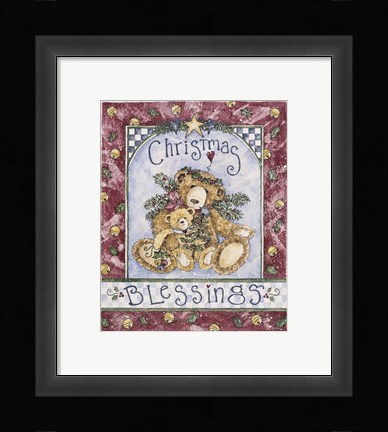 Framed Christmas Blessing Print