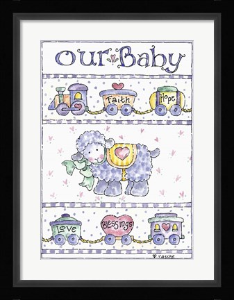 Framed Our Baby 2 Print
