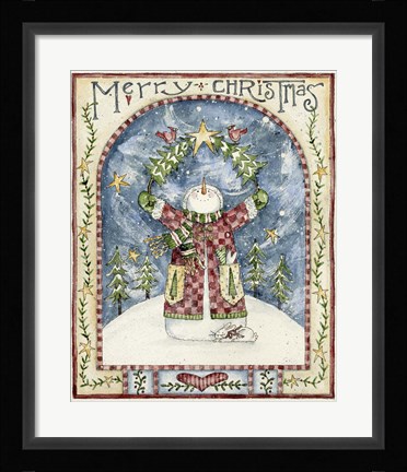 Framed Merry Christmas 2 Print