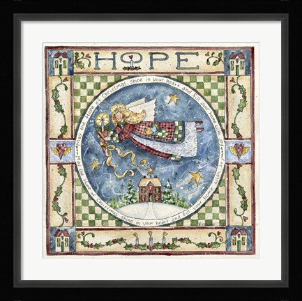 Framed Christmas Hope Print
