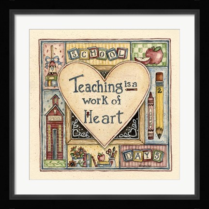 Framed Teaching Print