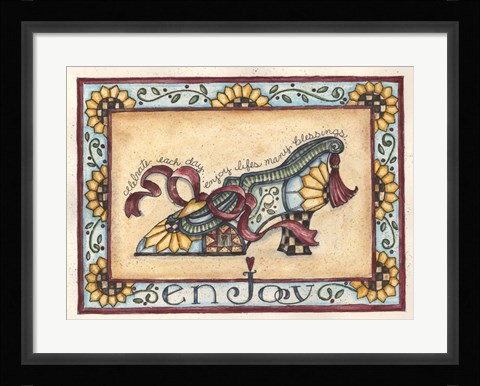 Framed Enjoy Print