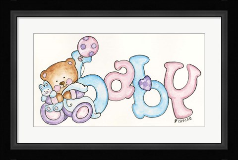 Framed Baby Print