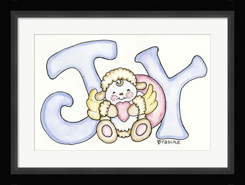 Framed Baby - Joy Print