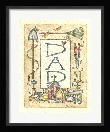 Framed Dad Border Print