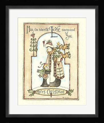 Framed May The Warmth Of Love Penguin Print