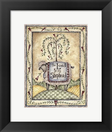 Framed Lord Is My Shepherd Print