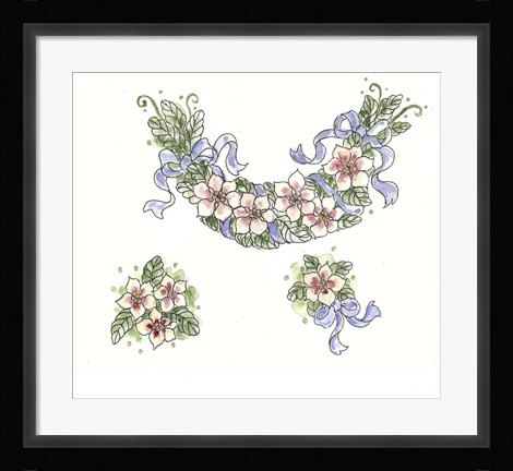 Framed Florals Print
