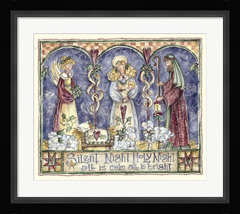 Framed Silent Night 300 Print