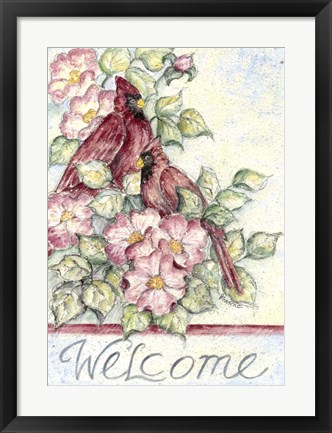 Framed Welcome Print