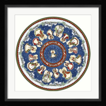 Framed Angels Skirt Print